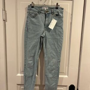 American Apparel Light Blue Skinny Jeans